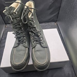Cabela's Dark Green Leather Boots